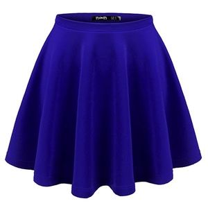 TWINTH Stretchy Flared Casual Mini Skirt